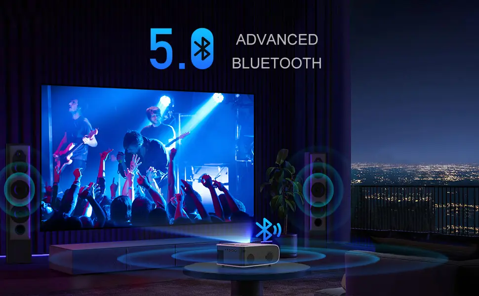Bluetooth 5.0 Projector